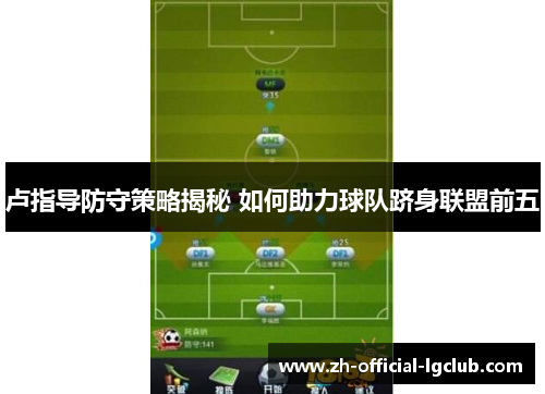 卢指导防守策略揭秘 如何助力球队跻身联盟前五